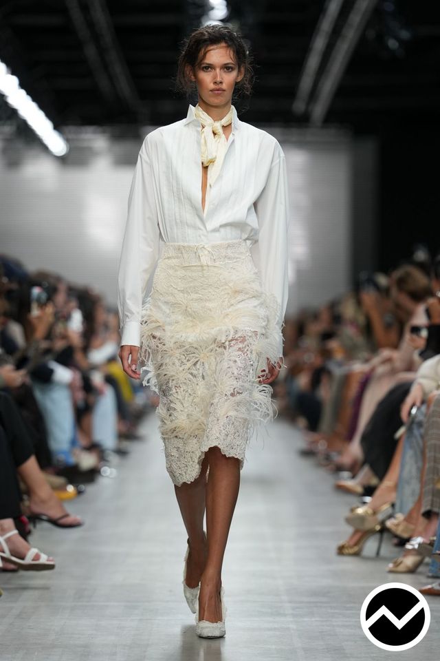 Ermanno Scervino, SS27 womenswear, Straight Skirts, look 11