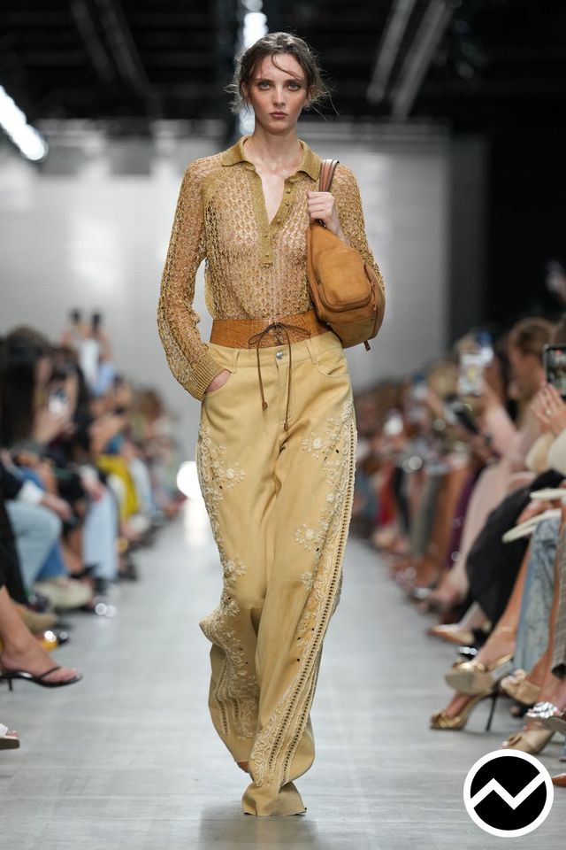Ermanno Scervino, SS27 womenswear, Metallic, look 15