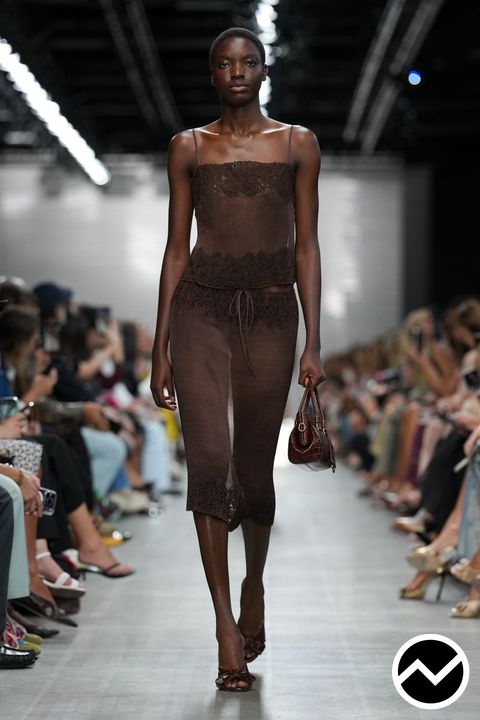 Ermanno Scervino, SS27 womenswear, Chocolate, look 31