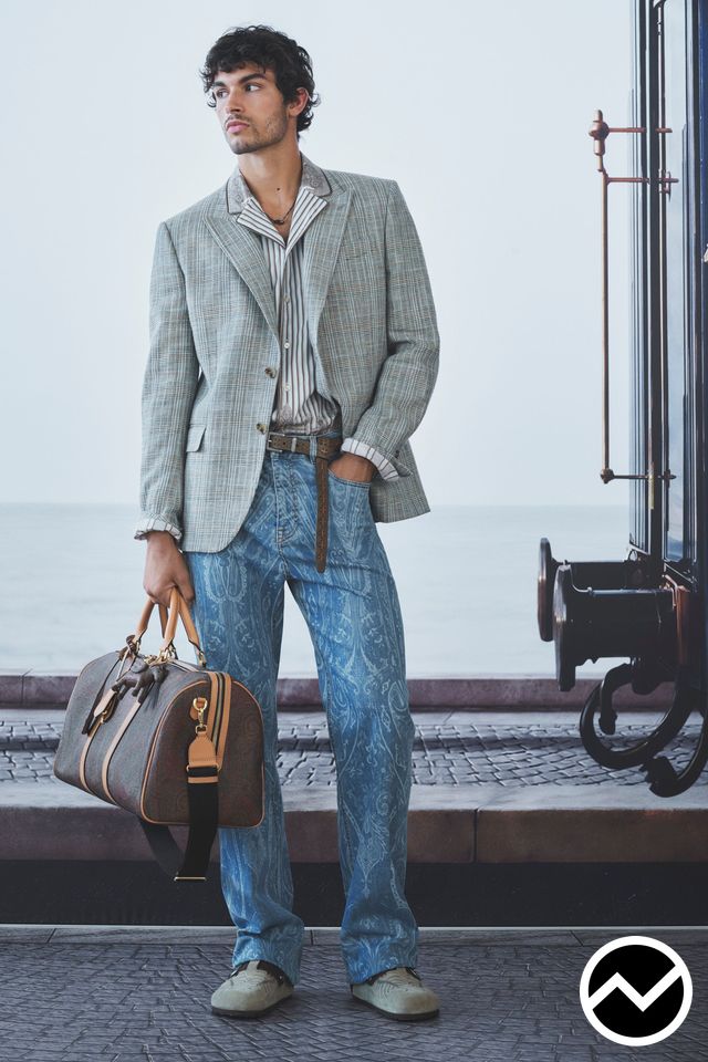 Etro SS27 menswear, look 1