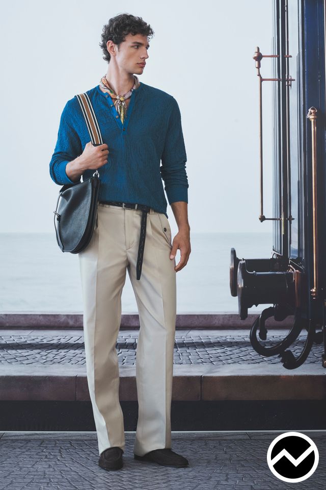 Etro, SS27 menswear, Chino, look 4