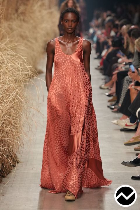 Etro, SS27 womenswear, Coral, look 46