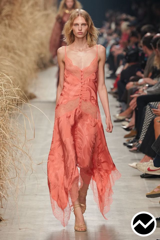 Etro, SS27 womenswear, Buttoned Front Dress, look 48