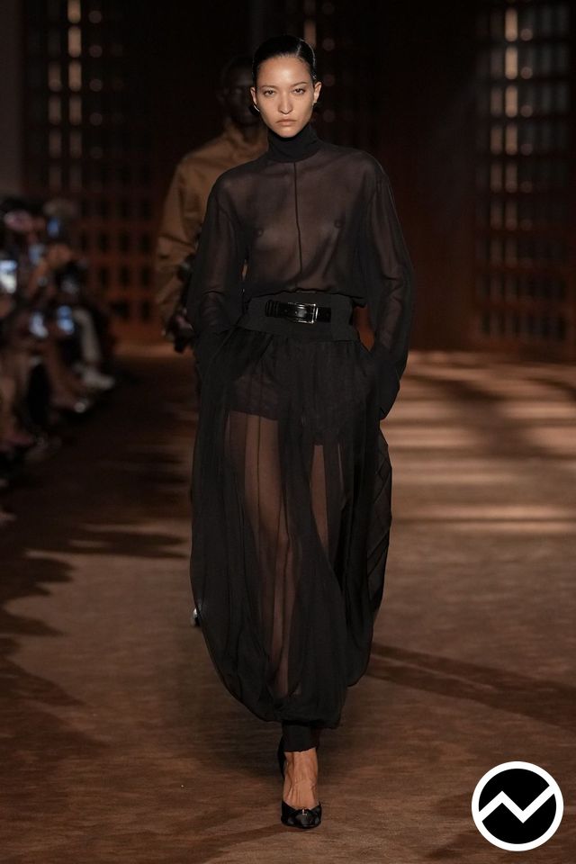 Ferragamo, SS27 womenswear, Sheer, look 16