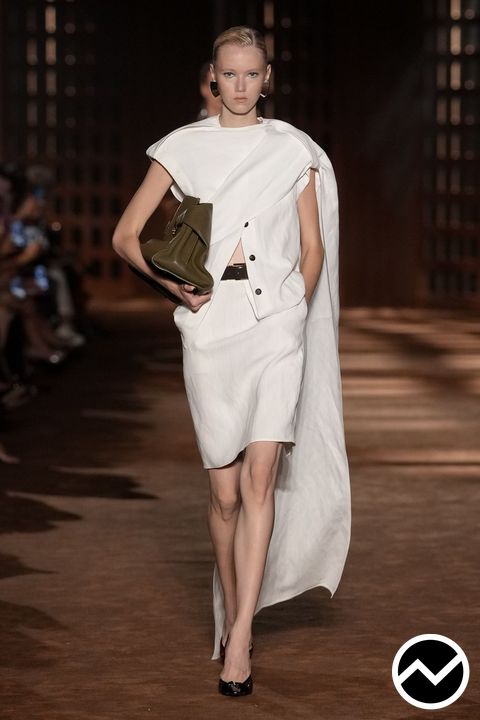 Ferragamo, SS27 womenswear, Muslin, look 24