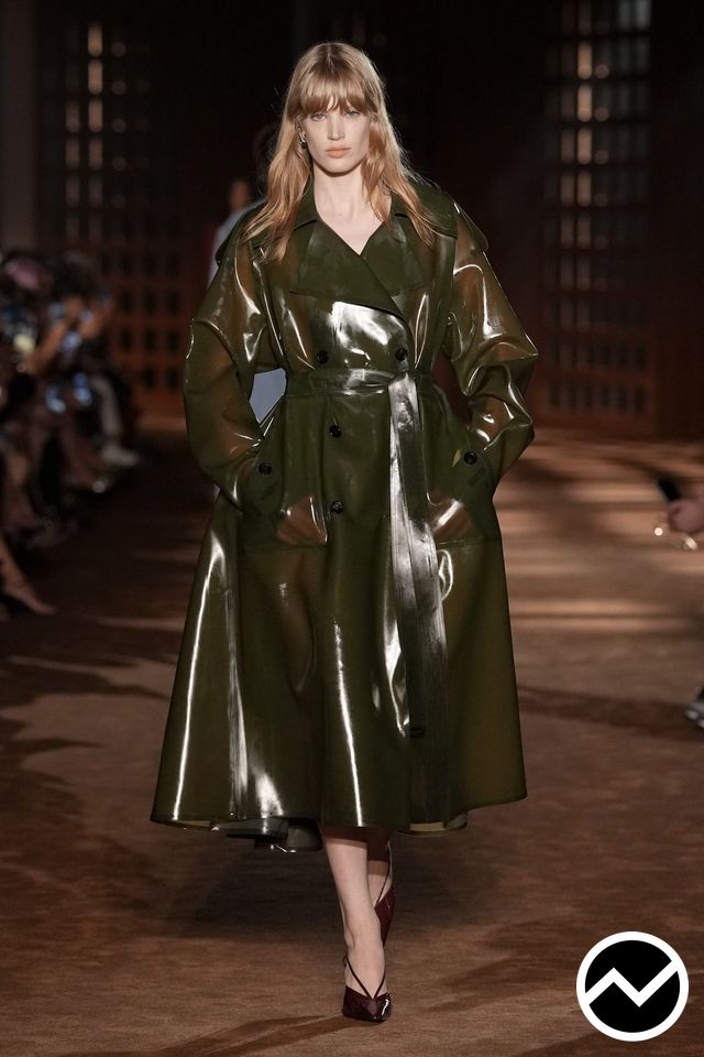 Ferragamo, SS27 womenswear, Uniform Green, look 27