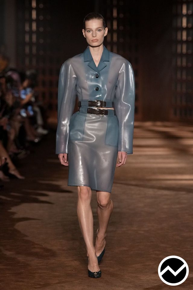 Ferragamo, SS27 womenswear, Sculpted Jacket, look 31