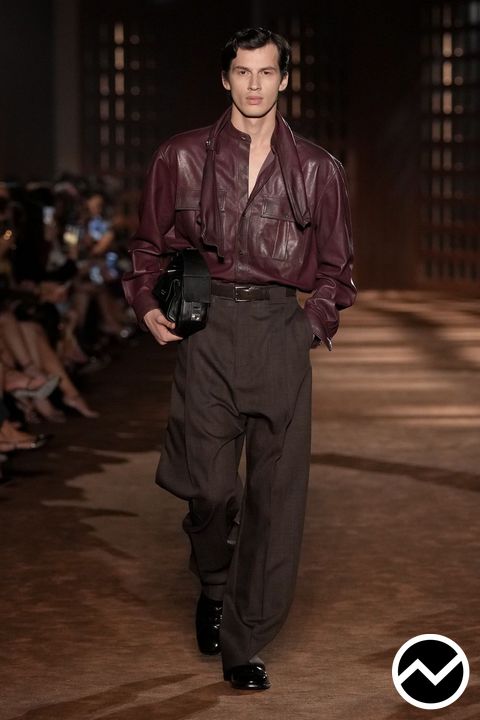 Ferragamo, SS27 menswear, Chocolate, look 41