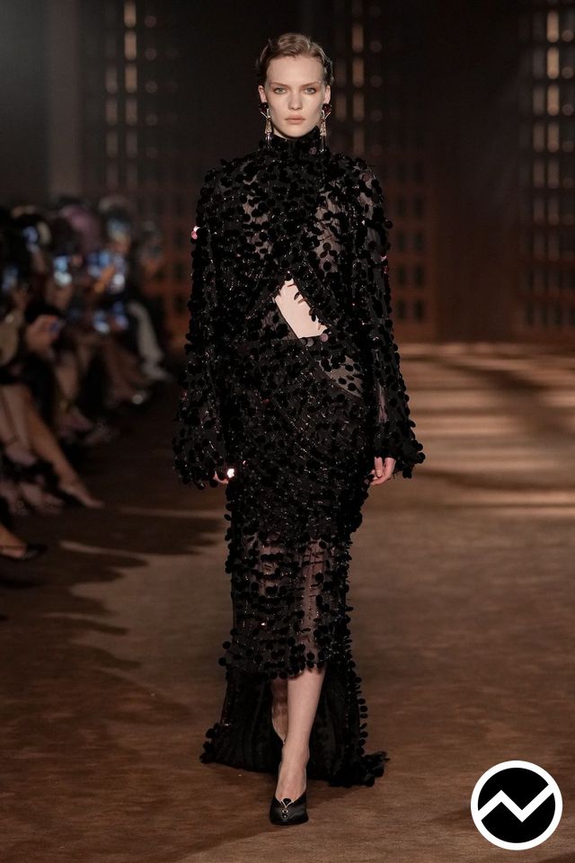 Ferragamo, SS27 womenswear, Mesh, look 60