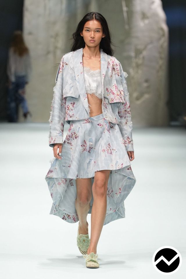 Genny, SS27 womenswear, Floral, look 6