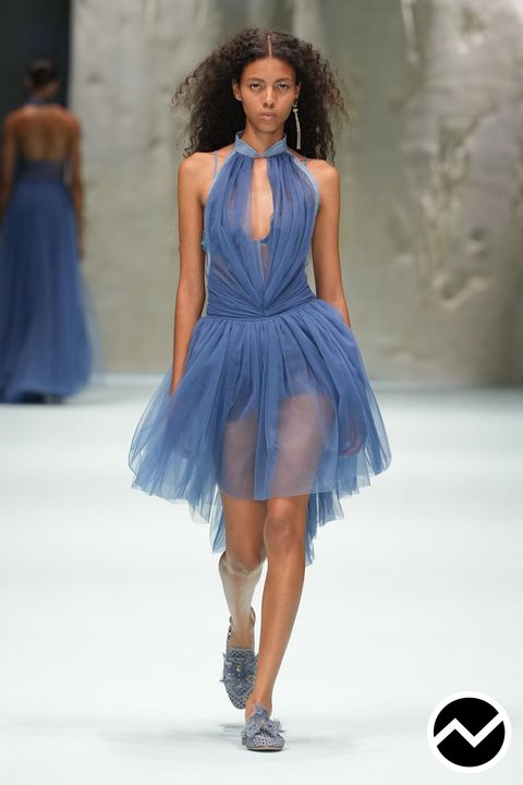 Genny, SS27 womenswear, Mesh, look 36