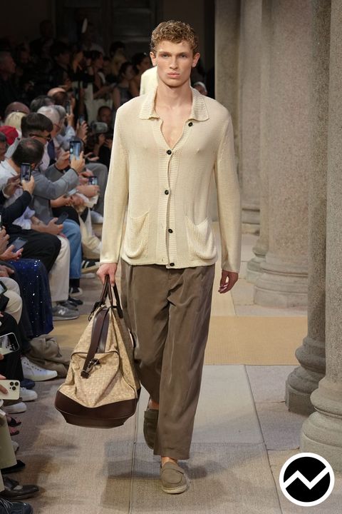 Giorgio Armani, SS27 menswear, Rib Knit, look 34
