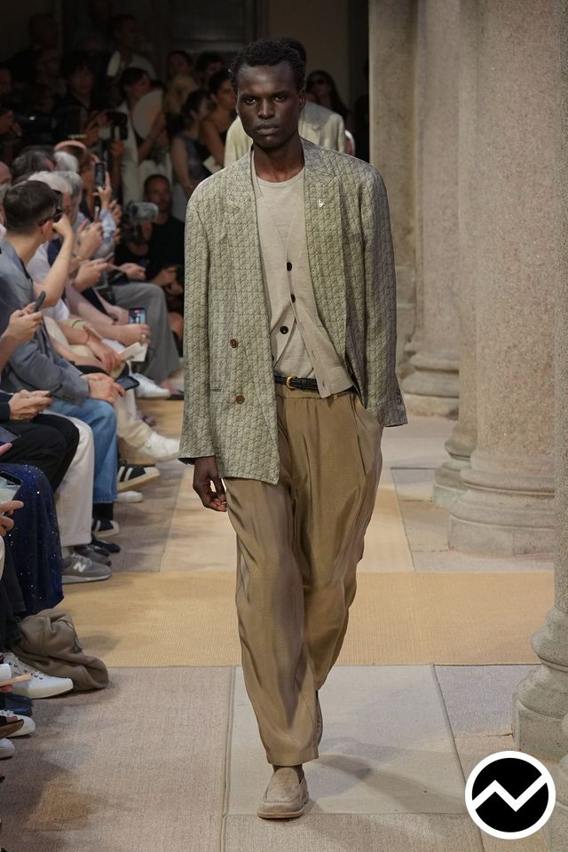 Giorgio Armani, SS27 menswear, Bronze, look 43