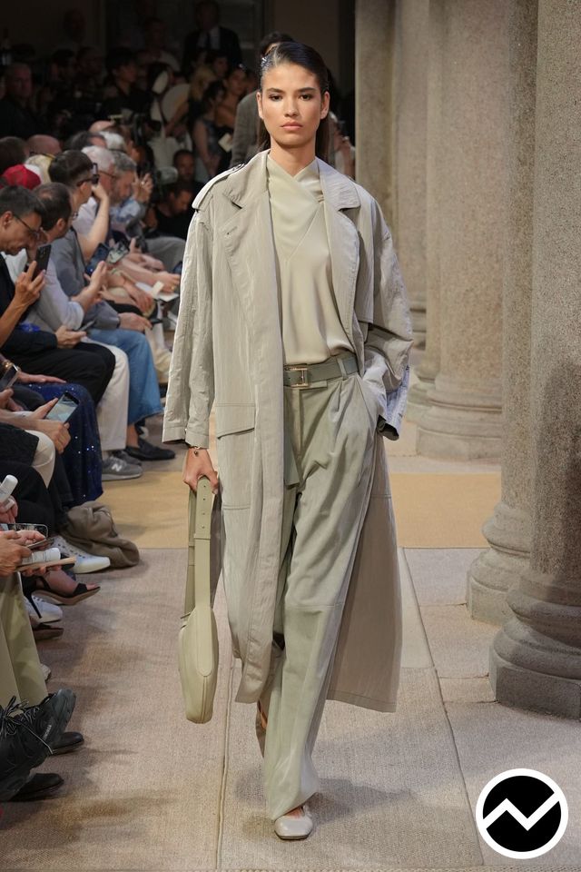 Giorgio Armani, SS27 womenswear, Maxi Coat, look 53