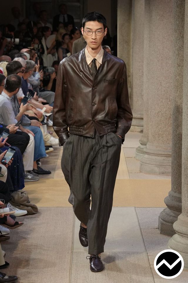Giorgio Armani, SS27 menswear, Chocolate, look 60