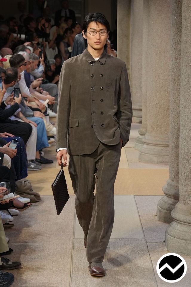 Giorgio Armani, SS27 menswear, Coffee, look 61