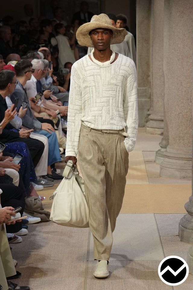 Giorgio Armani, SS27 menswear, Geometric, look 80