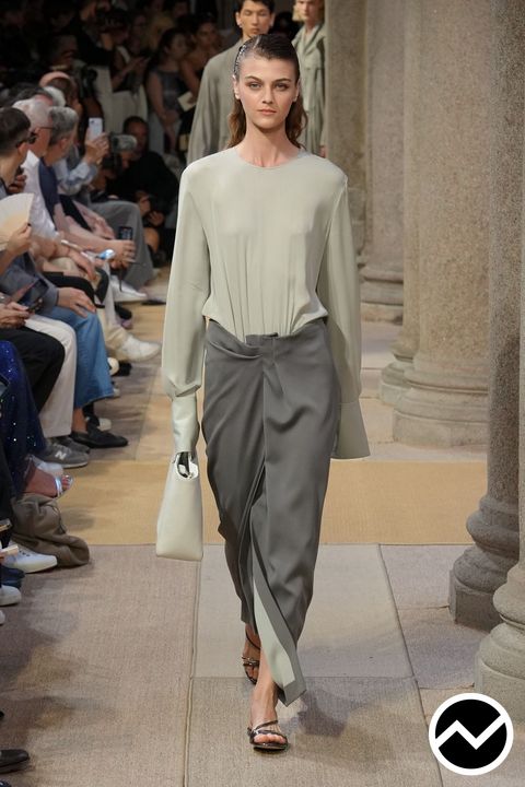Giorgio Armani, SS27 womenswear, Jersey, look 85