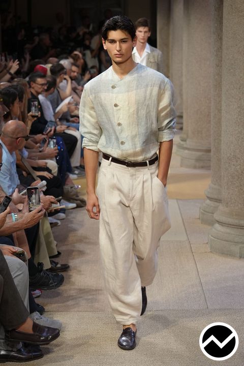 Giorgio Armani, SS27 menswear, Loose Pants, look 96