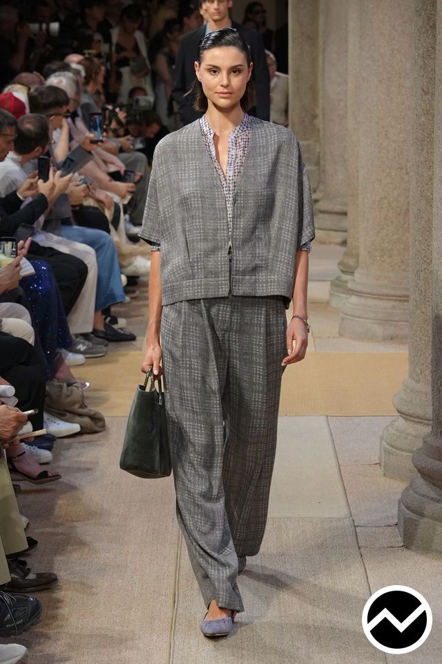 Giorgio Armani, SS27 womenswear, Side Pocket Pants, look 113