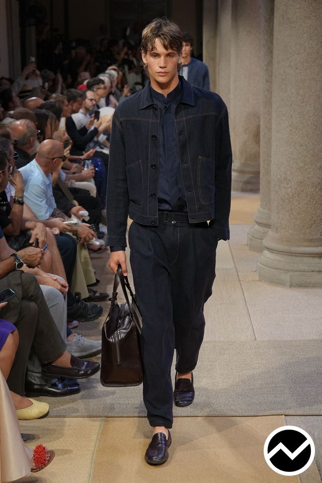 Giorgio Armani, SS27 menswear, Denim, look 124