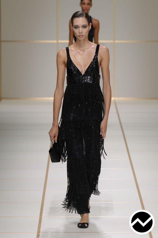 Giorgio Armani, SS27 womenswear, 20s Retro, look 58