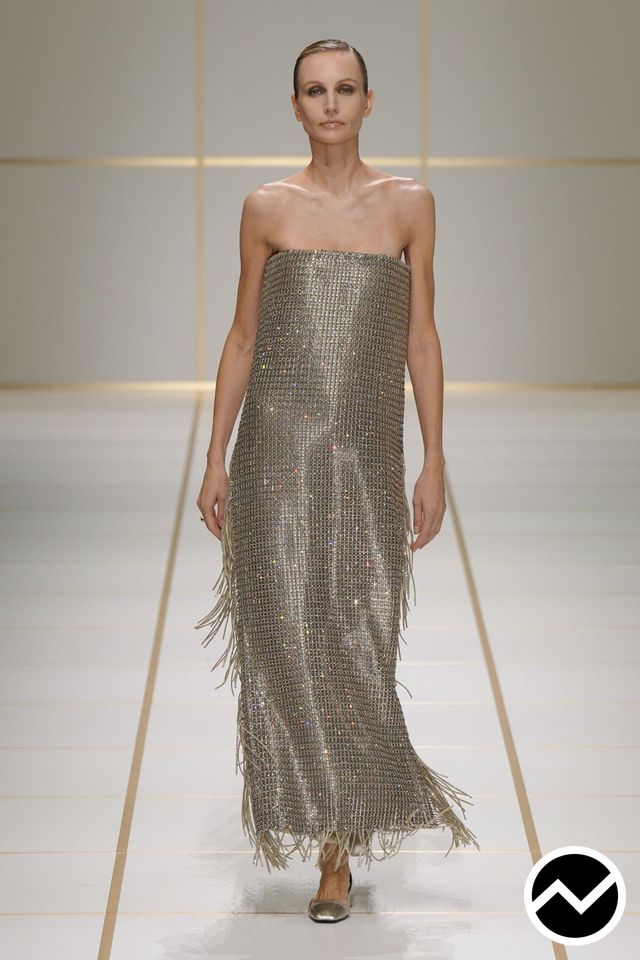 Giorgio Armani, SS27 womenswear, Metallic, look 65