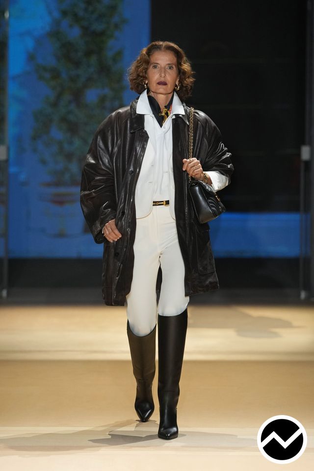 Gucci, SS27 womenswear, Leather, look 3