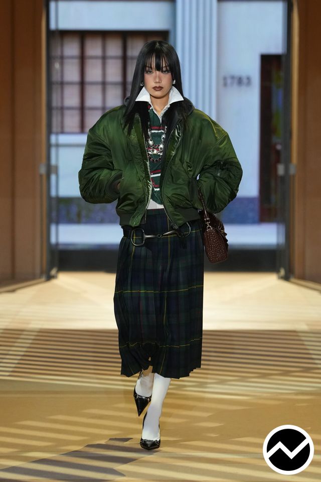 Gucci, SS27 womenswear, Preppy, look 31