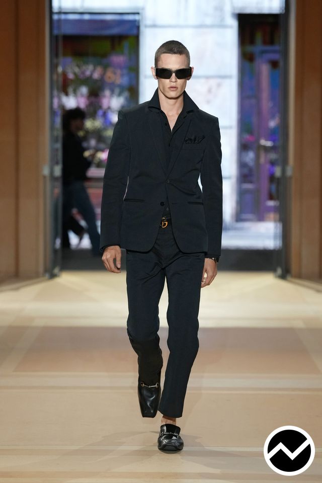 Gucci SS27 menswear, look 1