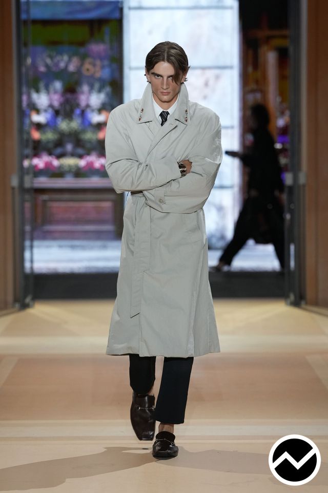 Gucci, SS27 menswear, Maxi Coat, look 6