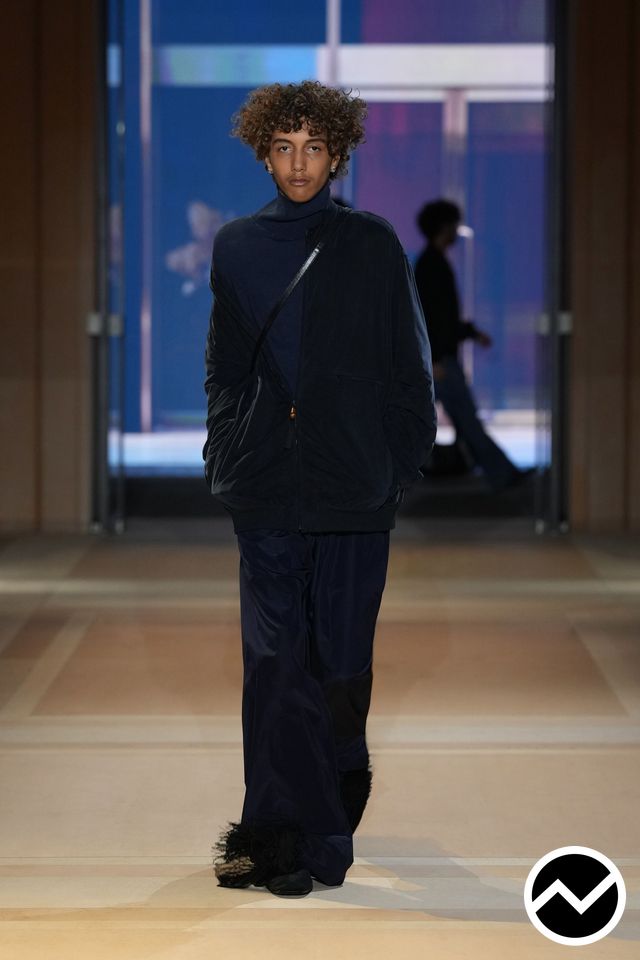 Gucci, SS27 menswear, Midnight Blue, look 33
