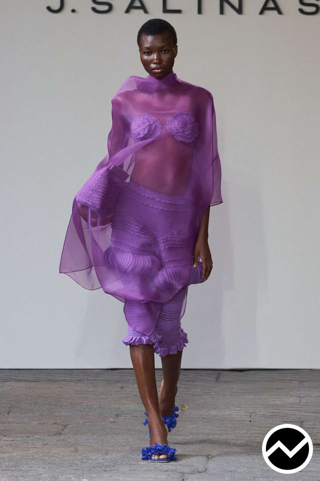 J Salinas, SS27 womenswear, Organza, look 19
