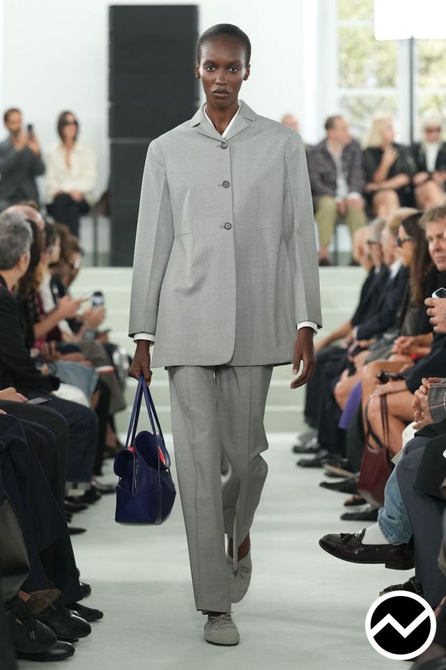 Jil Sander, SS27 womenswear, Mineral Grey, look 9