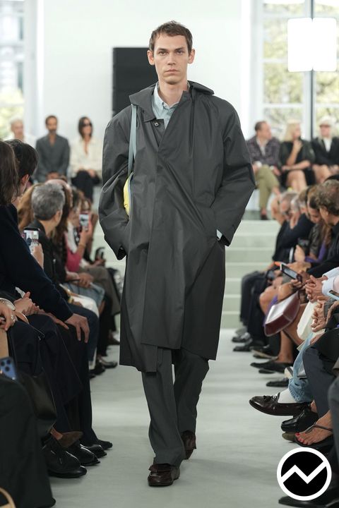 Jil Sander, SS27 menswear, Side Pocket Coat, look 33