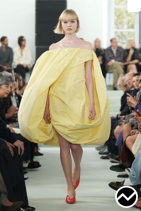 Jil Sander, SS27 womenswear, Butter Yellow, look 43