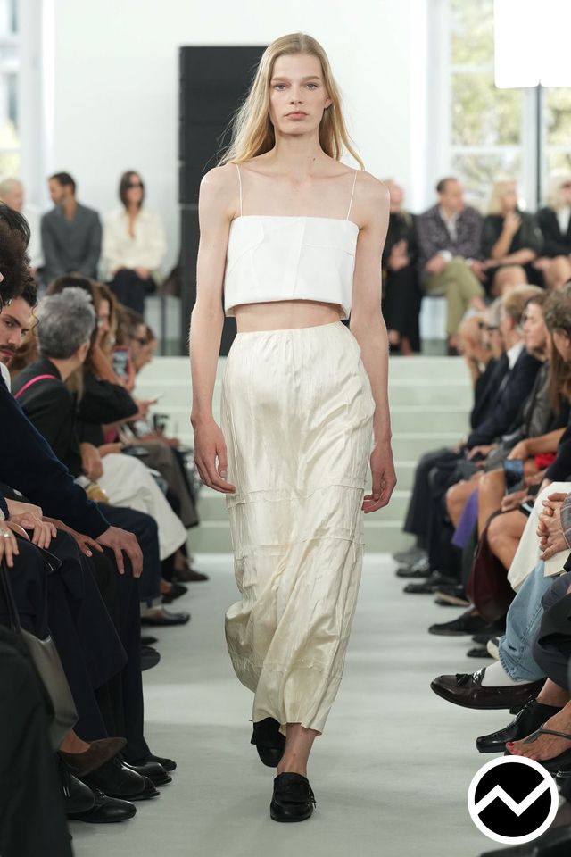 Jil Sander, SS27 womenswear, Ecru, look 50
