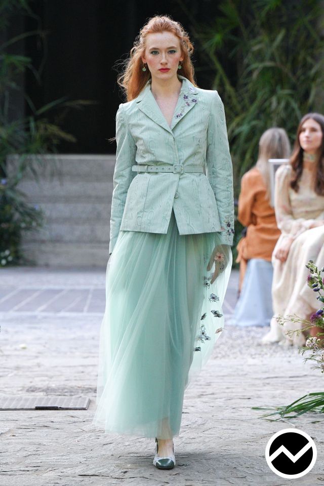 Luisa Beccaria, SS27 womenswear, Voluminous Skirts, look 8