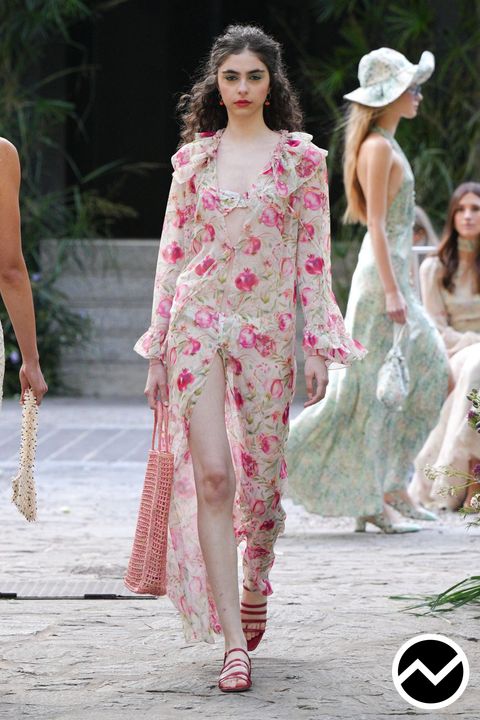 Luisa Beccaria, SS27 womenswear, Floral, look 10