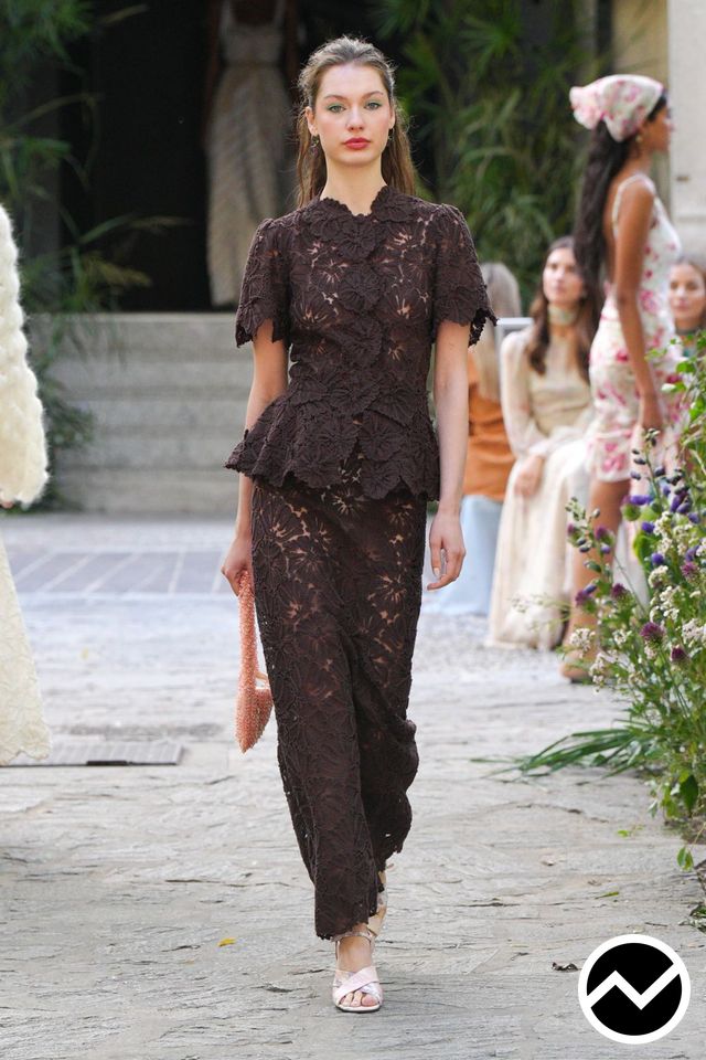Luisa Beccaria, SS27 womenswear, Coffee, look 15