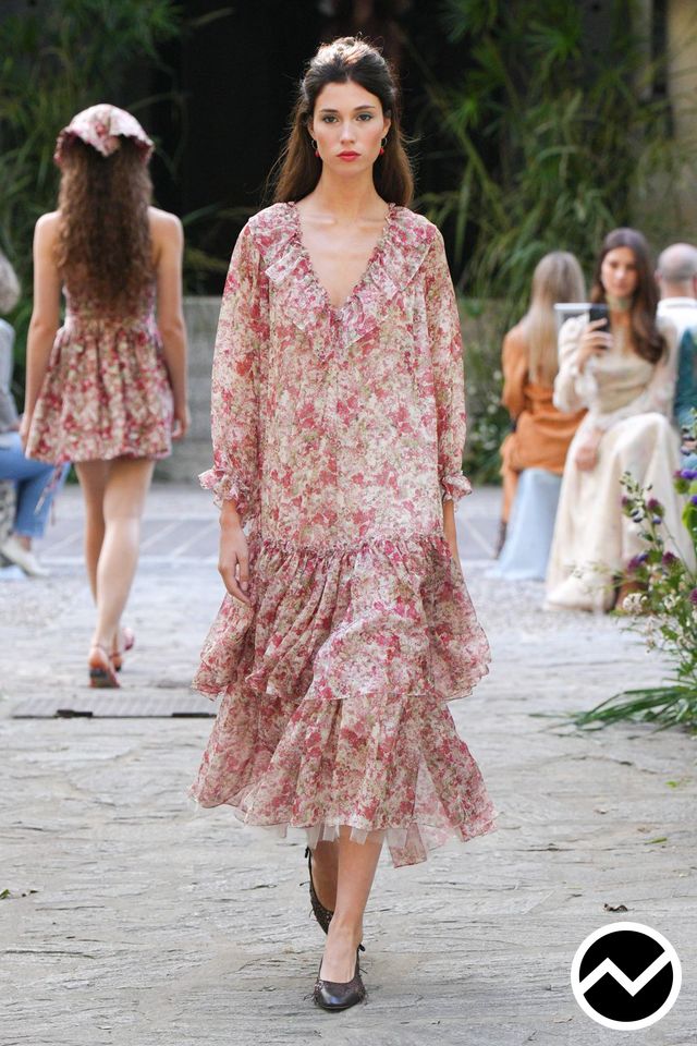 Luisa Beccaria, SS27 womenswear, Dropped Dress, look 21