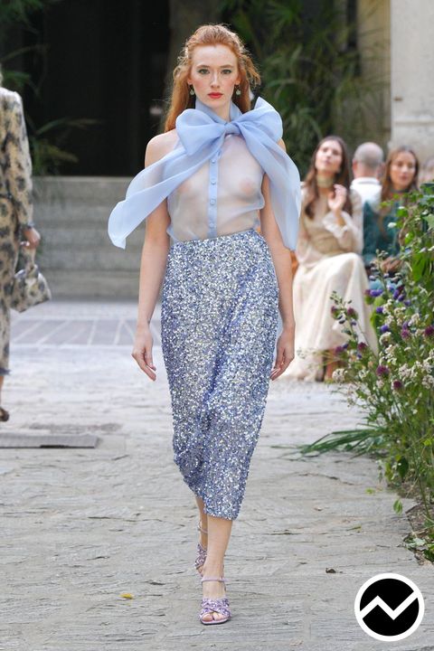 Luisa Beccaria, SS27 womenswear, Organza, look 39