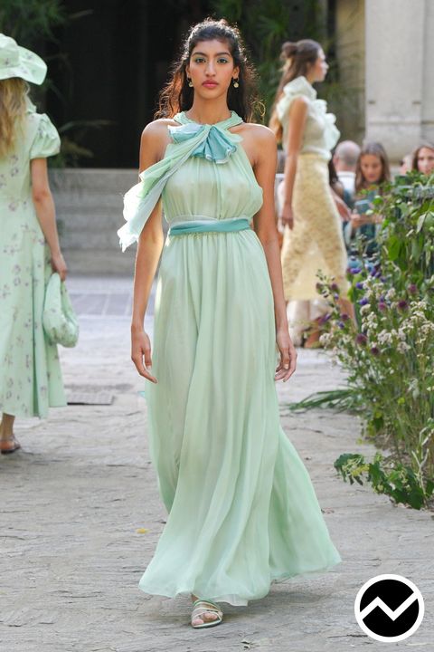 Luisa Beccaria, SS27 womenswear, Chiffon, look 45