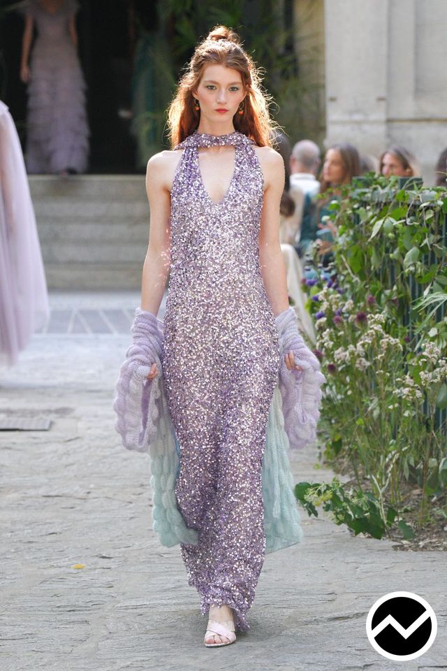 Luisa Beccaria, SS27 womenswear, Ombre, look 49