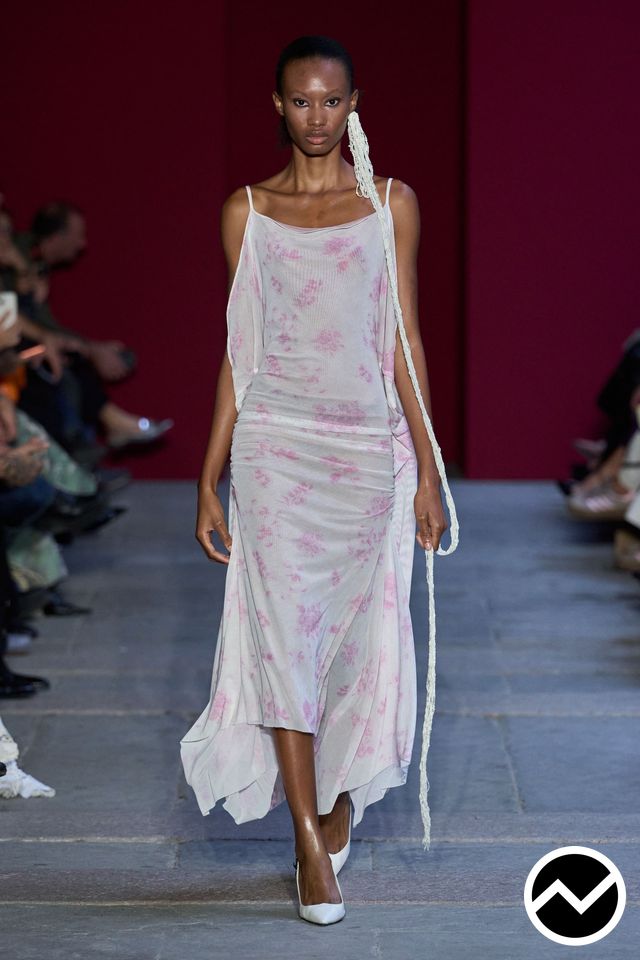 Marco Rambaldi, SS27 womenswear, Lavender, look 35
