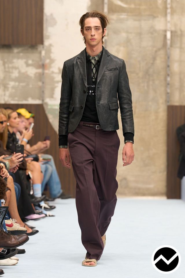 Marni, SS27 menswear, Curved Hem Jacket, look 14