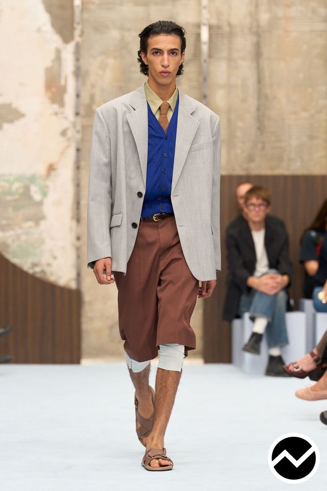Marni, SS27 menswear, Indigo, look 47
