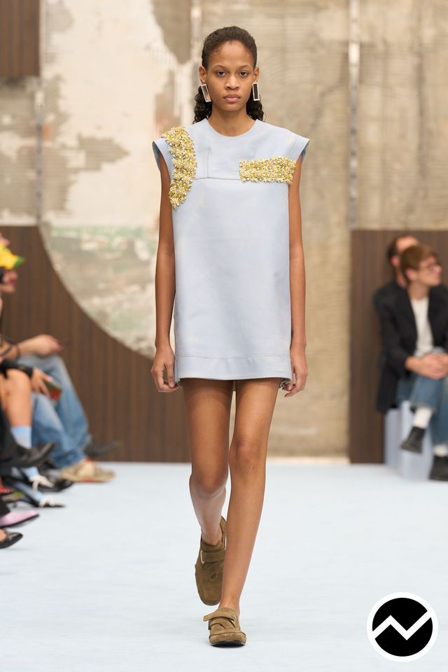 Marni, SS27 womenswear, Mineral Grey, look 58