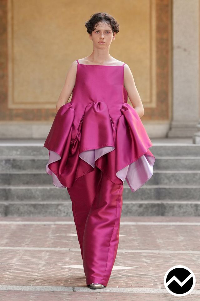 Marques’almeida, SS27 womenswear, Satin, look 13