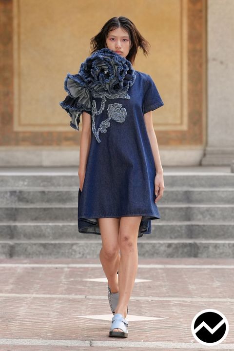 Marques’almeida, SS27 womenswear, Denim, look 23
